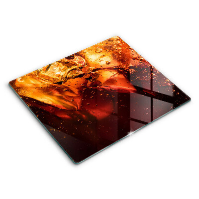 Ceranfeld schutz Cola-Getränk mit Eis