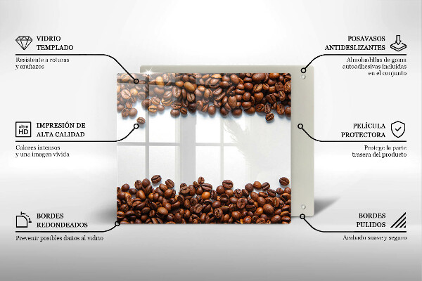 Ceranfeld schutz Kaffeebohnen
