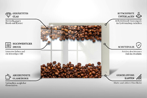 Ceranfeld schutz Kaffeebohnen