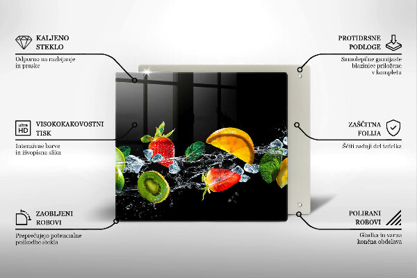 Ceranfeld schutz Früchte im Wasser