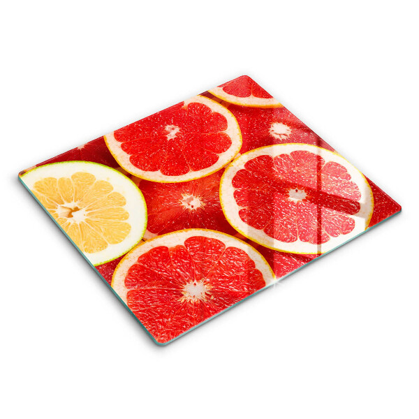 Herdplattenabdeckung Grapefruitscheiben