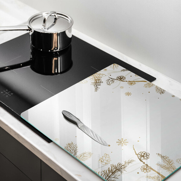 Herdplattenabdeckung Winterdekorationen