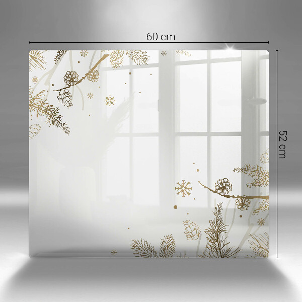 Herdplattenabdeckung Winterdekorationen