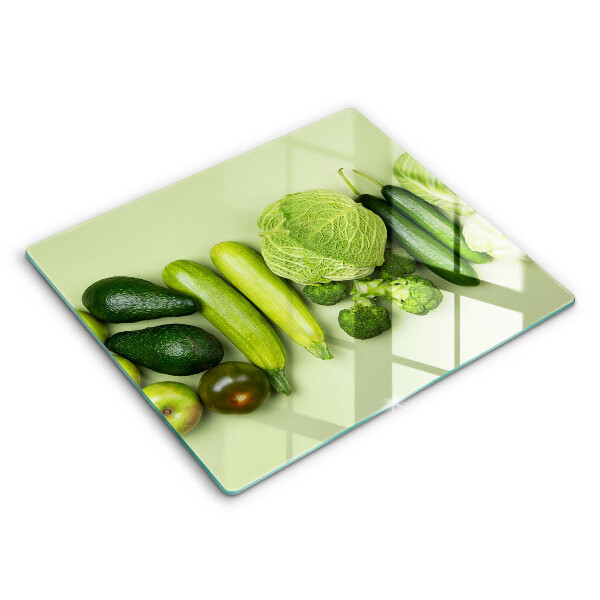 Herdplattenabdeckung Grünes Obst und Gemüse