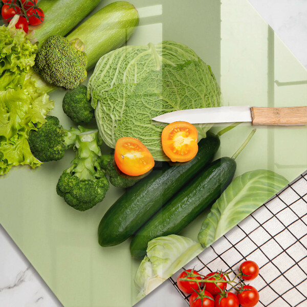 Herdplattenabdeckung Grünes Obst und Gemüse