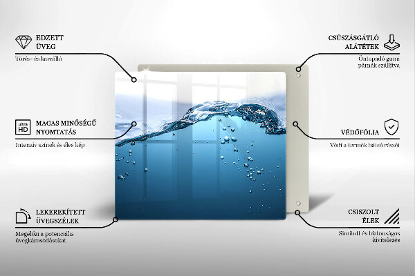 Ceranfeld schutz Blaues Wasser