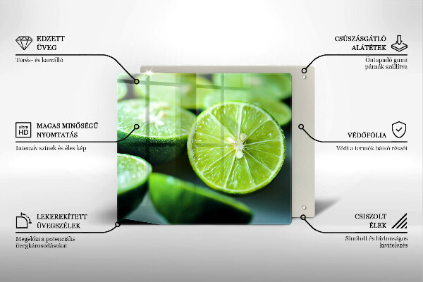 Ceranfeld schutz Limetten-Zitrusfrüchte