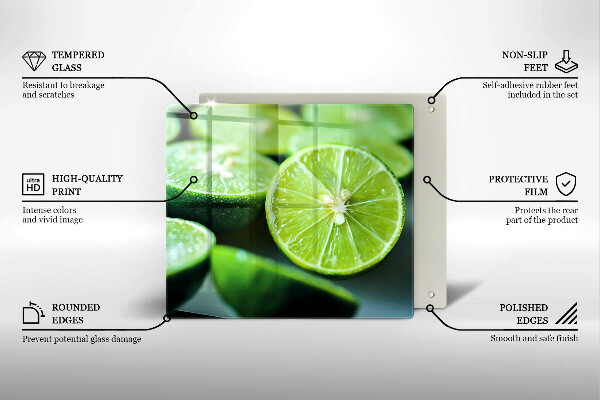 Ceranfeld schutz Limetten-Zitrusfrüchte