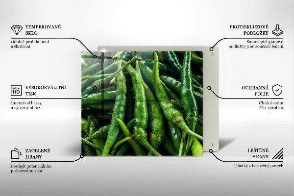 Ceranfeld schutz Erbsenschoten