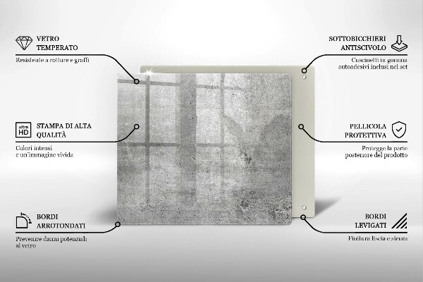 Ceranfeld schutz Betonstruktur