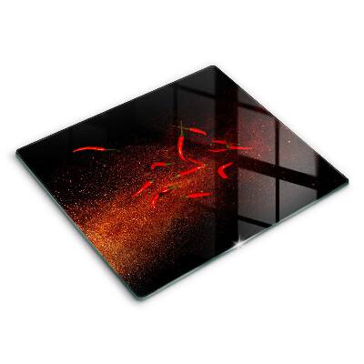 Ceranfeld schutz Scharfe Chilischoten