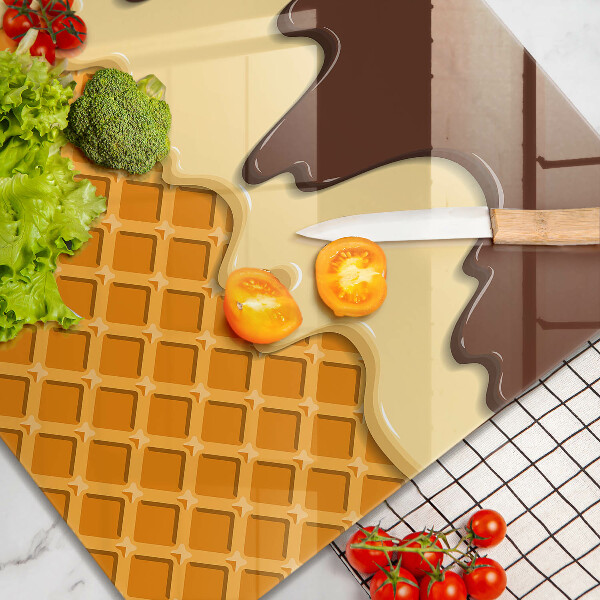 Ceranfeld schutz Eistüte-Illustration