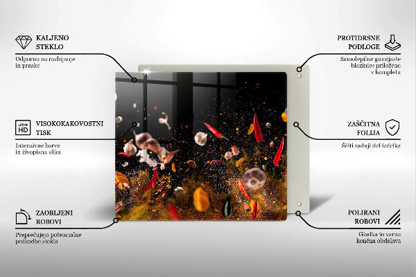 Ceranfeld schutz Scharfe Gewürze