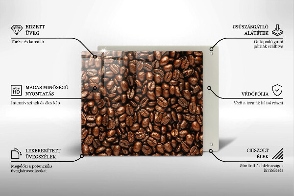 Ceranfeld schutz Kaffeebohnen