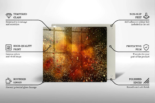 Ceranfeld schutz Bunte Gewürze