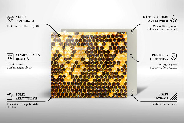 Ceranfeld schutz Bienenwabe
