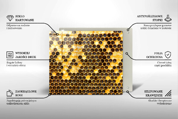 Ceranfeld schutz Bienenwabe