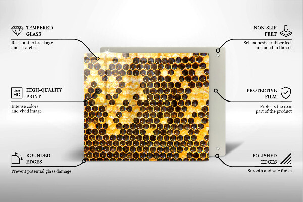 Ceranfeld schutz Bienenwabe