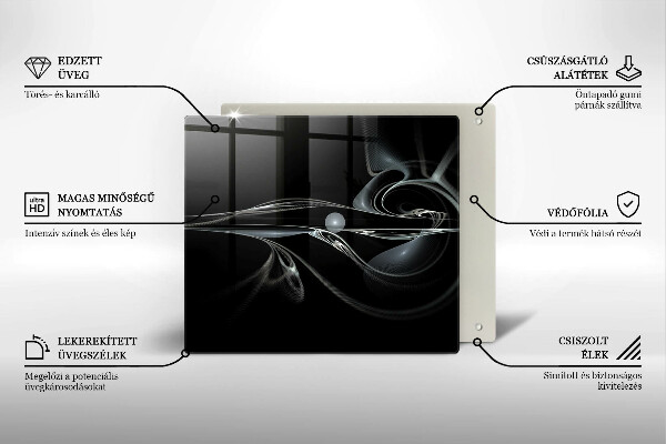 Herdplattenabdeckung Moderne Abstraktion