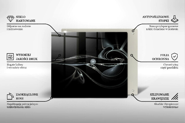 Herdplattenabdeckung Moderne Abstraktion