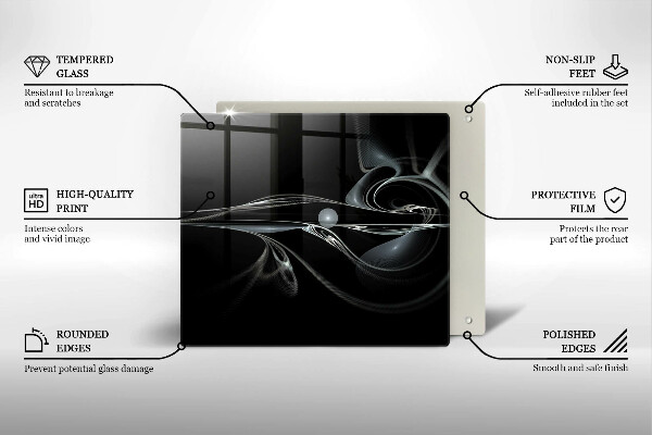 Herdplattenabdeckung Moderne Abstraktion