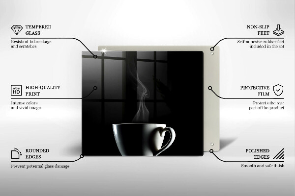 Herdplattenabdeckung Eine Tasse Tee