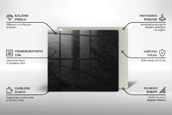 Ceranfeld schutz Steinstruktur