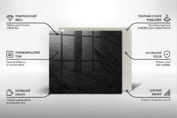 Ceranfeld schutz Steinstruktur