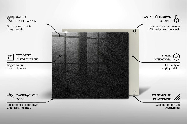 Ceranfeld schutz Steinstruktur