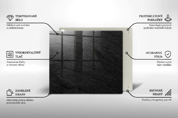 Ceranfeld schutz Steinstruktur