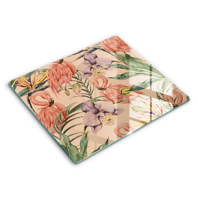 Ceranfeld schutz Flamingos-Illustration