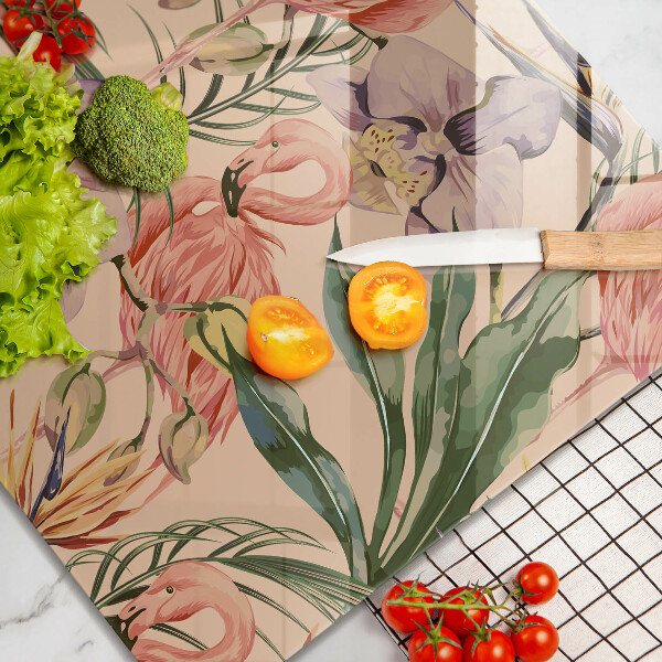 Ceranfeld schutz Flamingos-Illustration