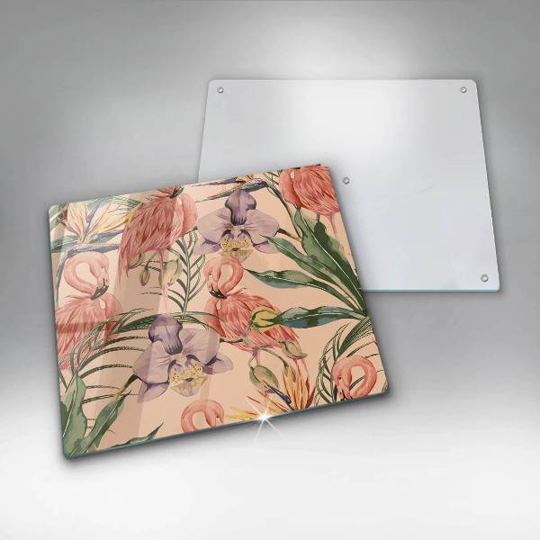 Ceranfeld schutz Flamingos-Illustration