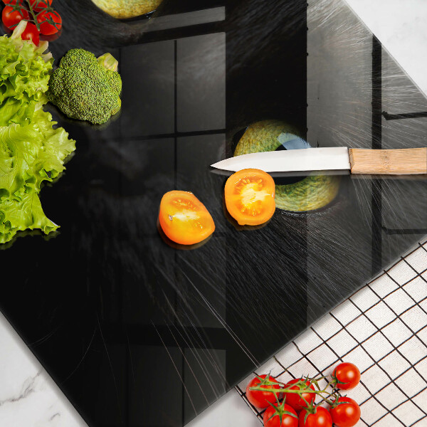 Herdplattenabdeckung Tierische Katzenaugen