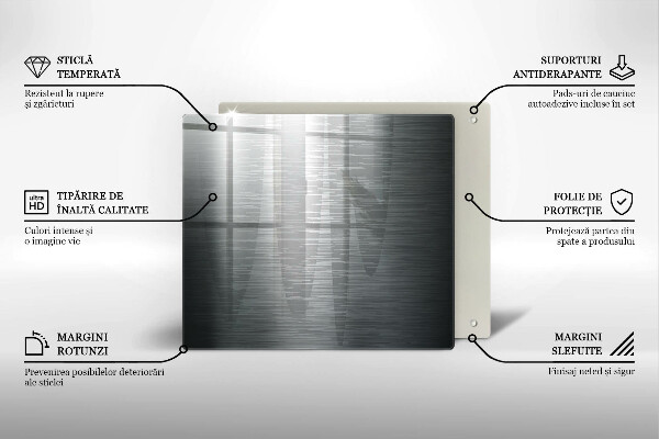 Herdplattenabdeckung Metallstruktur