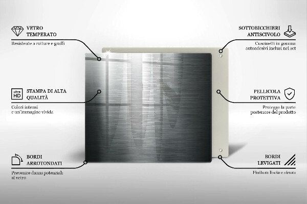 Herdplattenabdeckung Metallstruktur
