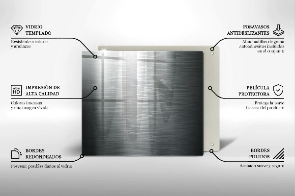 Herdplattenabdeckung Metallstruktur
