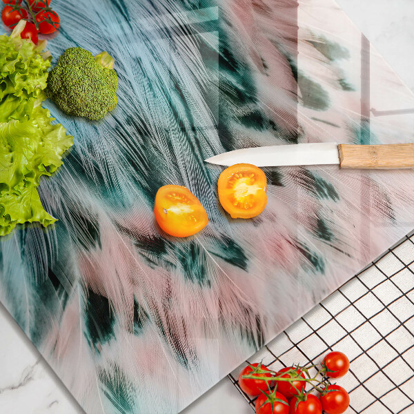 Herdplattenabdeckung Boho-Vogelfedern