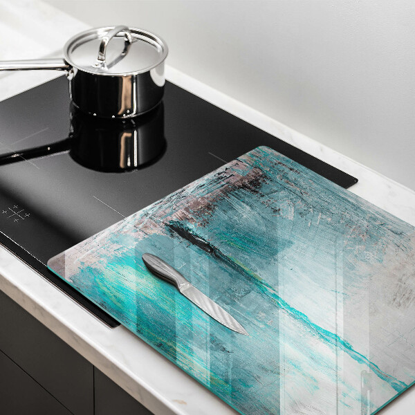 Herdplattenabdeckung Malen Sie Abstraktionshintergrund