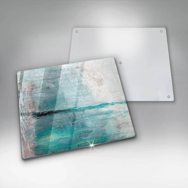 Herdplattenabdeckung Malen Sie Abstraktionshintergrund