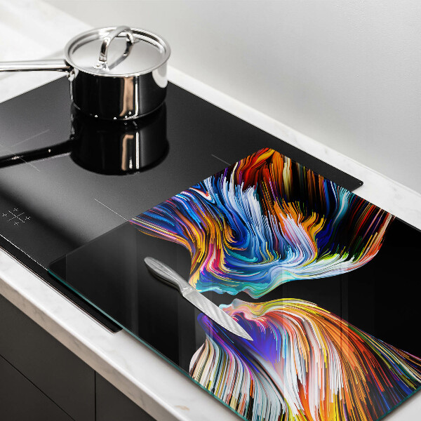 Ceranfeldabdeckung Kuss-Abstraktion