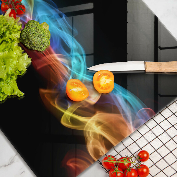 Herdplattenabdeckung Bunter Rauch