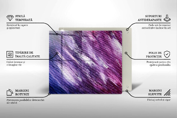 Ceranfeldabdeckung Abstraktion malen