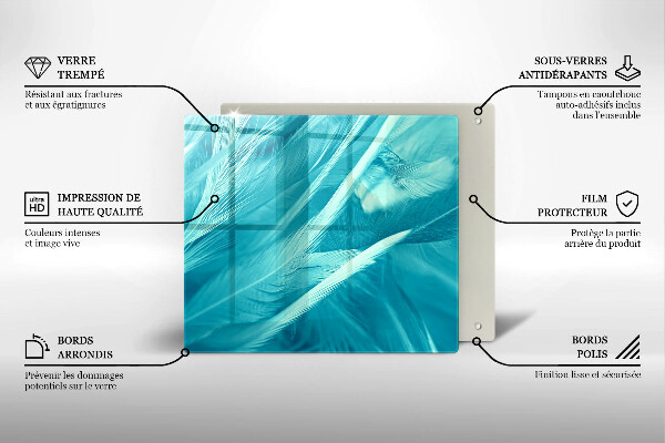 Ceranfeld schutz Zarte Federn