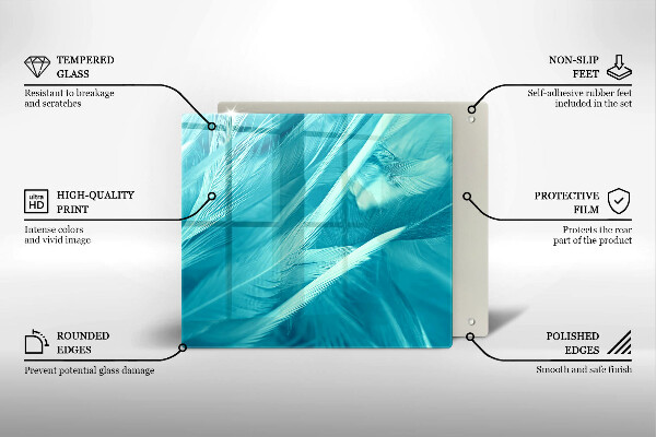 Ceranfeld schutz Zarte Federn