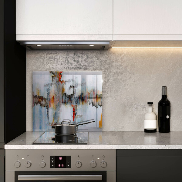 Herdplattenabdeckung Abstraktionsfarben