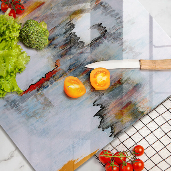 Herdplattenabdeckung Abstraktionsfarben