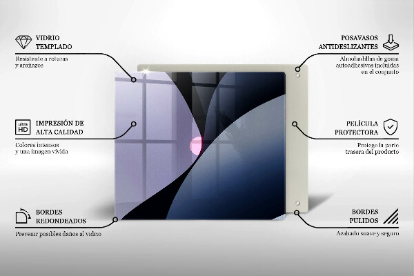 Herdplattenabdeckung Abstrakte Formen