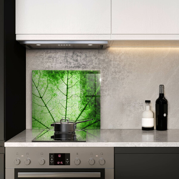 Herdplattenabdeckung Dekoratives Aderblatt