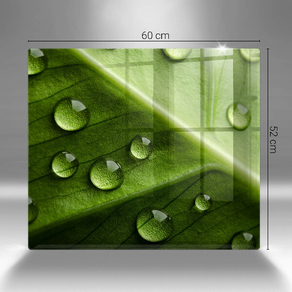 Herdplattenabdeckung Naturtau und Blatt